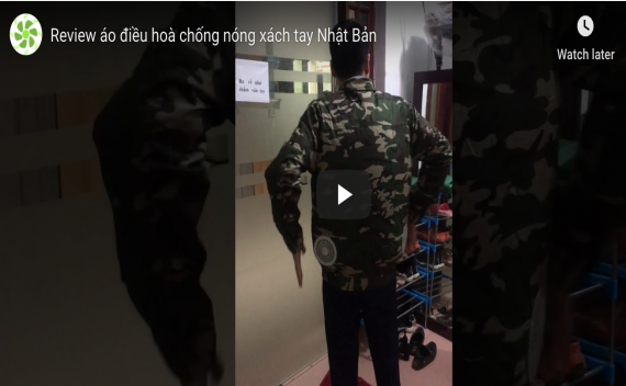 Review áo điều hoà chống nóng công nghệ Nhật Bản